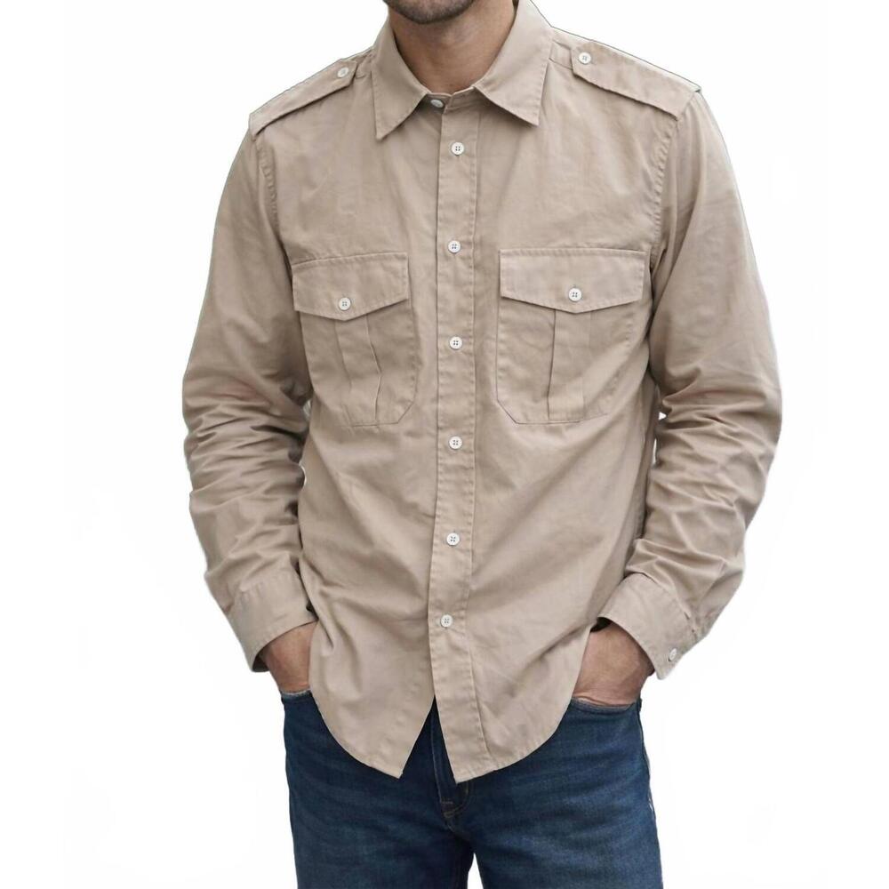 NEW BARENA VENEZIA tonera bagio shirt in crema